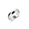 custom name gifts rings men women jewelry stainless steel blank ring smooth surface silver rings